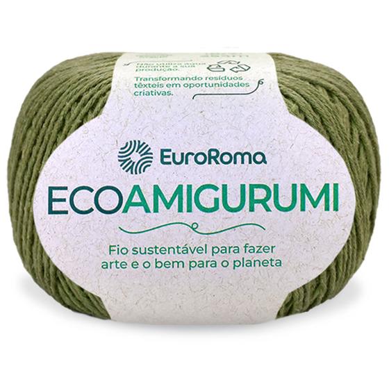 Imagem de Fio Ecoamigurumi Euroroma 254m Linha Amigurumi Várias Cores