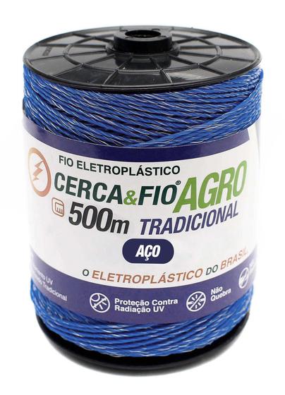 Azul Rural Fio Eletroplástico Cerca Elétrica Agro 15x6 500m Azul Rural - IGECAST ...