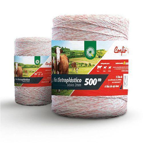 Fio Eletroplástico Cerca Elétrica Rural 2mm X 500m Lahuman Menor preço em Fio Eletroplástico Cerca Elétrica Rural 2mm X 500m Lahuman