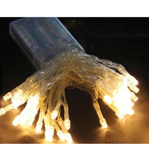 Imagem de Fio fada 50 leds warm fixo a pilha
