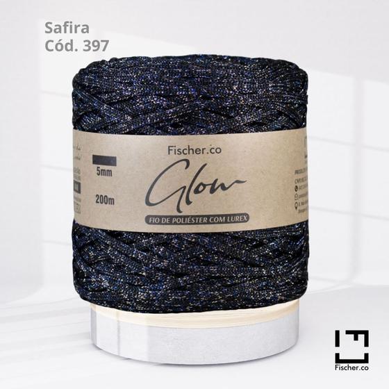 Imagem de Fio Glow Fischer Cor Safira 397 com 200mts