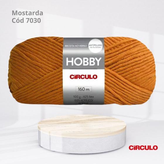 Imagem de Fio Hobby Circulo 100g Mostarda 7030