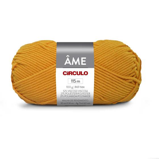 Imagem de Fio/Lã ÂME 100g Circulo - Tex 869, 115m (52% Viscose/27% Poliester/21% Poliamida)