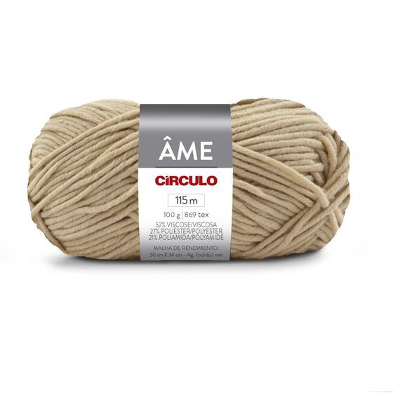 Imagem de Fio/Lã ÂME 100g Circulo - Tex 869, 115m (52% Viscose/27% Poliester/21% Poliamida)