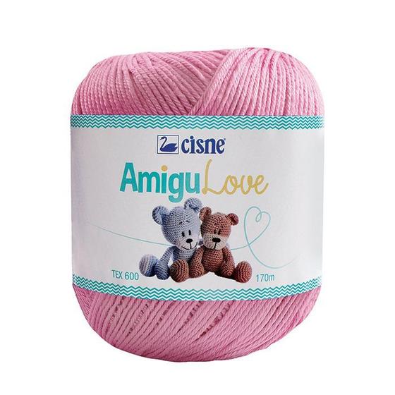 Imagem de Fio/Lã Cisne Amigulove 100g TEX 600 (amigurumi) cores sólidas