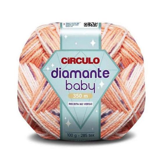 Imagem de Fio Lã Diamente Baby 100G 350M Circulo Crochê Trico