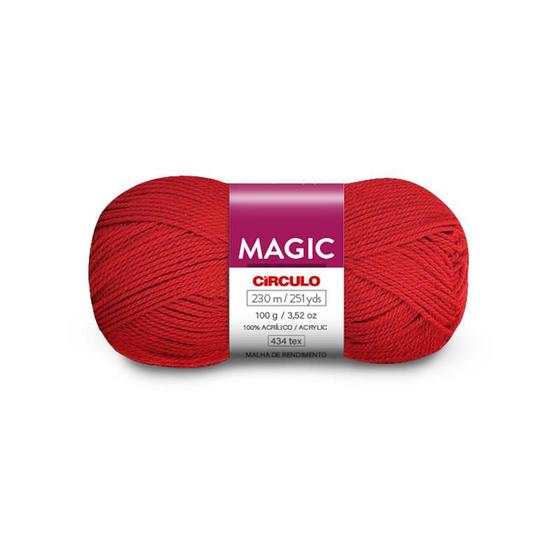 Imagem de Fio/Lã Magic 100g Circulo Tex 434 230 metros 100% acrilico (cores vibrantes)