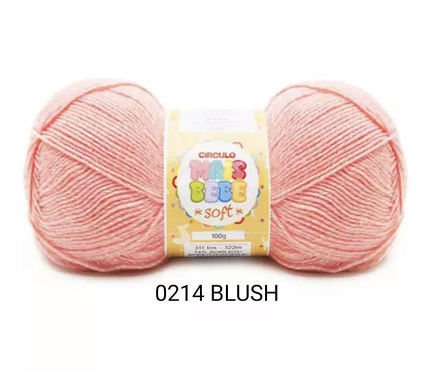 Imagem de Fio Lã Mais Bebê Soft Círculo 100g 322m Escolha A Cor 