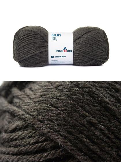 Imagem de Fio/Lã Misto de Acrílico Pingouin Silky 100g (acrilico e lã grosso e macio) TEX 1200