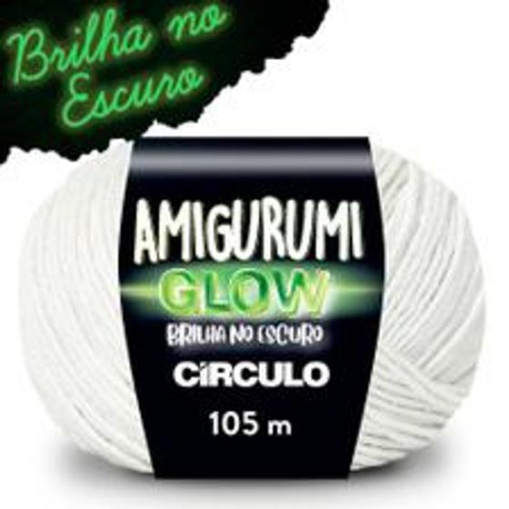 Imagem de Fio Linha Amigurumi Glow Círculo - 50g / 105m - Brilha no Escuro