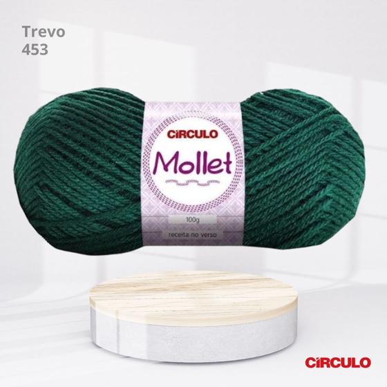 Imagem de Fio Mollet Circulo 100g Cor Trevo 453