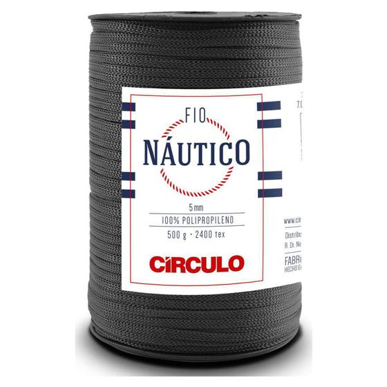 Imagem de Fio Náutico 5mm Polipropileno 500gr Crochê Tricô Circulo