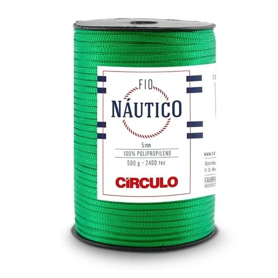 Imagem de Fio Náutico Círculo 5mm 2400 Tex 500g Verde Bandeira 5767