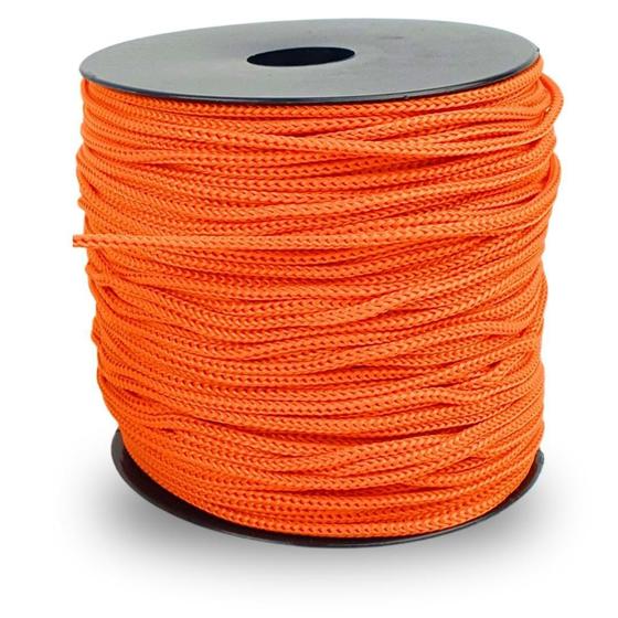 Imagem de Fio Náutico Poliéster Laranja Neon 4mm - Com 100 Metros - UMK