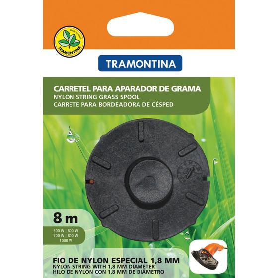 Imagem de Fio Nylon 1,8 Mm Roçadeira Corta Grama 8 Metros Tramontina