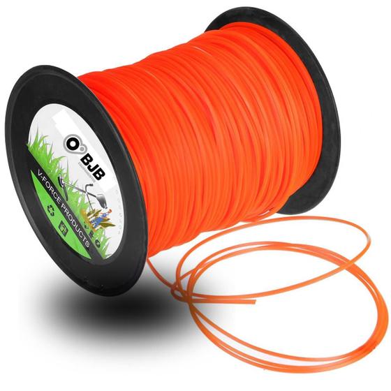 Imagem de Fio Nylon Aparador Grama 1.8Mm 690 Metros Laranja 2Kg