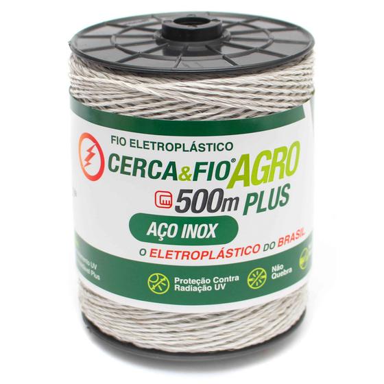 Fio para cerca elétrica Eletroplástico Aço Inox Plus Menor preço em Fio para cerca elétrica Eletroplástico Aço Inox Plus