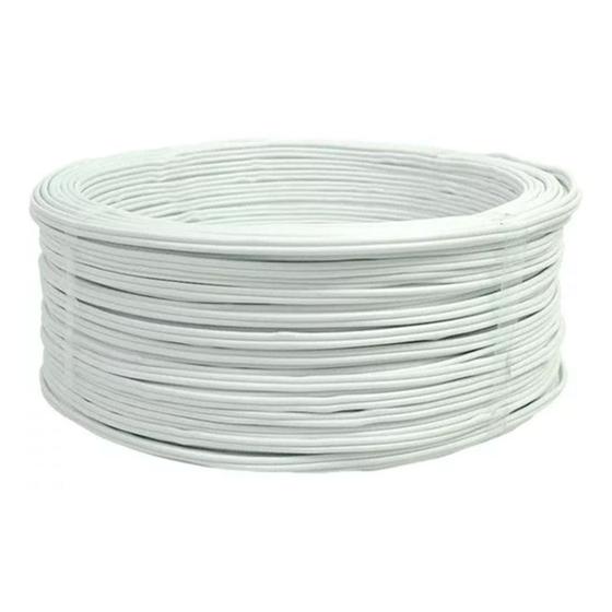Imagem de Fio Paralelo 1,00Mm 300V Branco Rolo Com 50 Metros Corfio