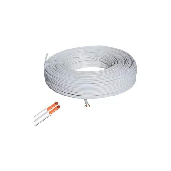 Imagem de Fio paralelo 2 x 075 mm branco    (rolo 25m)  00995142003323   sil