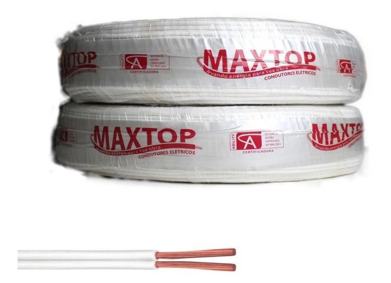 Fio Paralelo 2X 1,5Mm Branco Rolo Com 100 Metros Maxtop Menor preço em Fio Paralelo 2X 1,5Mm Branco Rolo Com 100 Metros Maxtop