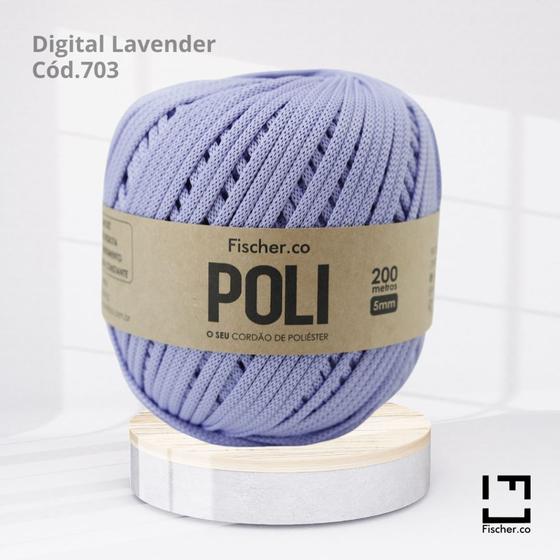 Imagem de Fio Poli Fischer com 200mts COR Digital Lavender