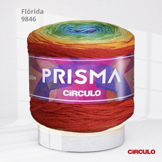 Imagem de Fio Prisma Circulo 600m Cor Flórida 9846