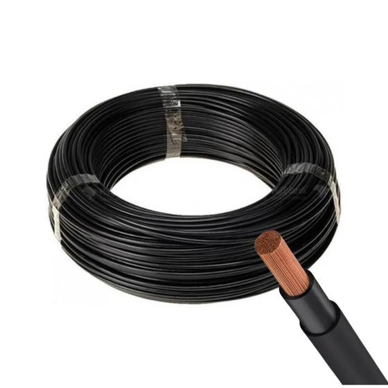 Fio Rolo de Cabo Força Flexível 100 Metros Preto Uniq Cable Menor preço em Fio Rolo de Cabo Força Flexível 100 Metros Preto Uniq Cable