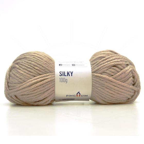 Imagem de Fio Silky Pingouin 100g - Acrílico e Lã Natural