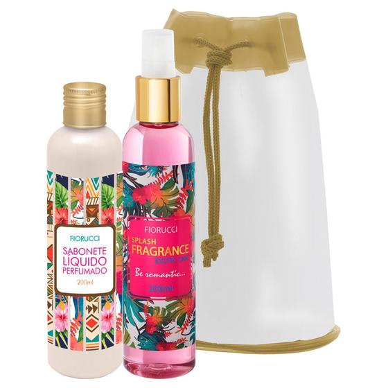 Imagem de Fiorucci Splash Fragrance Exotic Chic Kit - Deo Colônia + Sabonete Líquido