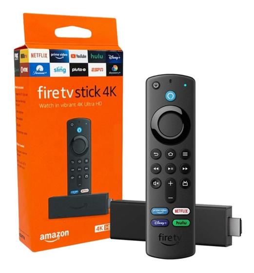 Imagem de Fire TV Stick 4K Amazon com Controle Remoto por Voz com Alexa