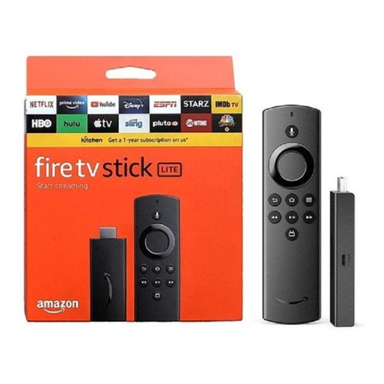 Imagem de Fire Tv Stick Lite 2ª Geração Alexa Amazon Bivolt transformador de tv smart