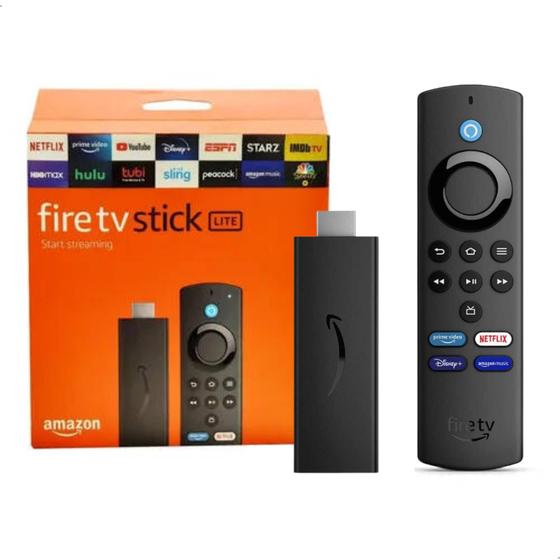 Imagem de Fire TV Stick Lite 2ª Geração Comandos Por Voz Alexa E Controles da TV - Amazon -
