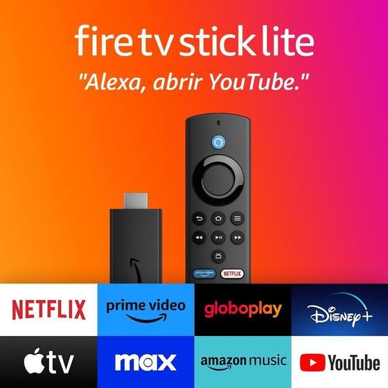 Imagem de Fire Tv Stick Lite Streaming Em Full Hd Controle