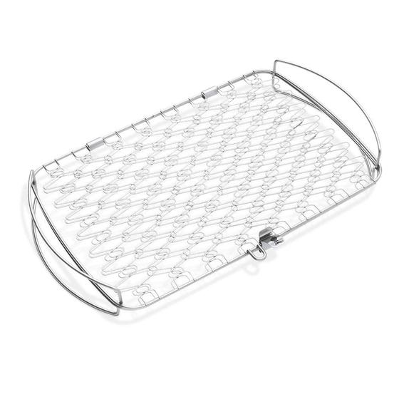 Imagem de Fish Basket Weber Large Easy Open Packaging Silver