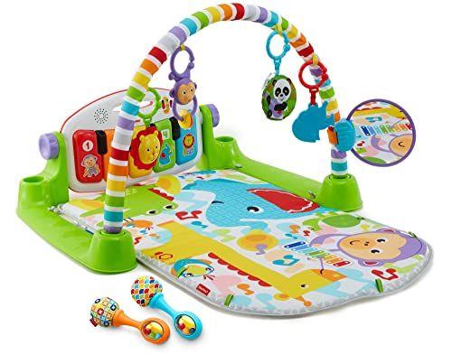 Imagem de Fisher-Price Deluxe Kick and Play Piano Gym and Maracas Amazon Exclusive