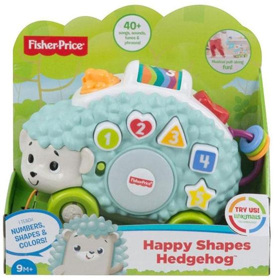 Imagem de Fisher-Price GHR16 Linkimals Happy Shapes Hedgehog, Brinquedo interativo bebê com luzes e sons