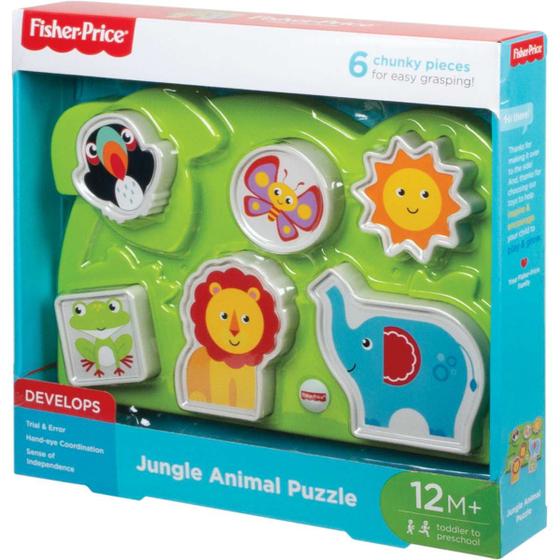 Imagem de Fisher-price quebra-cabeca dos animais mattel