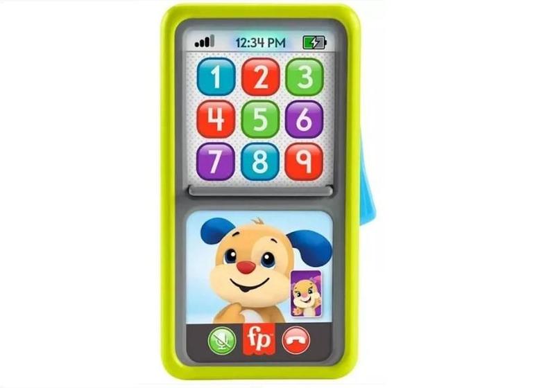 Imagem de Fisher Price Telefone Emoji Azul C/som - Mattel Fhj18