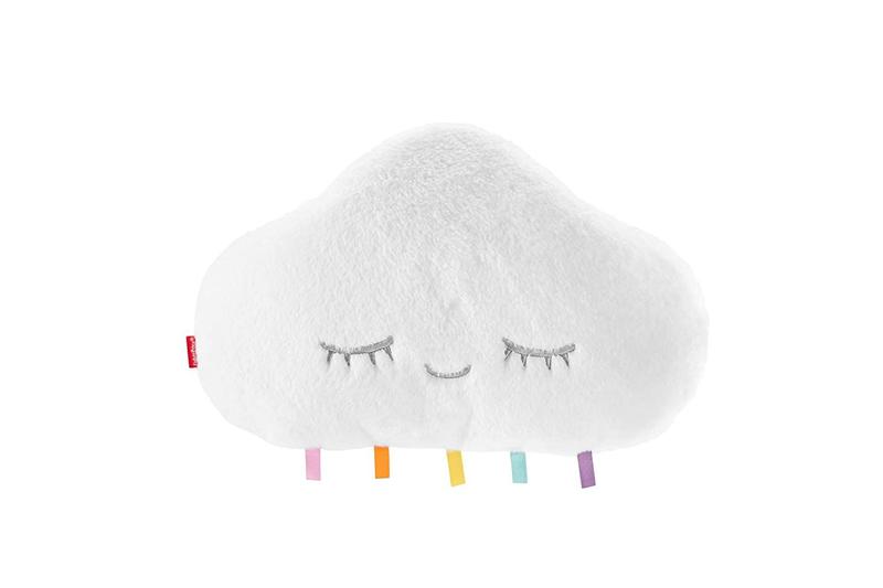 Imagem de Fisher-Price Twinkle &amp Cuddle Cloud Soother, Plush Crib-Attach Baby Soother
