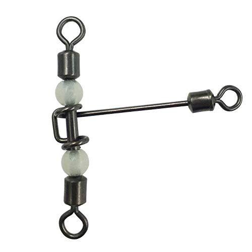 Imagem de Fishing Rolling Swivels QHDJIANHUI 3 Way Swivels 20 unidades