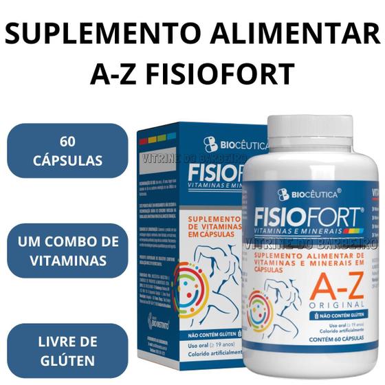 Imagem de Fisiofort A-Z 60 Cápsulas Multivitamína Suplemento Alimentar