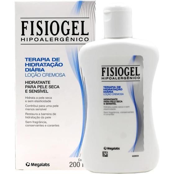 Imagem de Fisiogel Loção Cremosa Hidratante Sem Perfume 200mL 