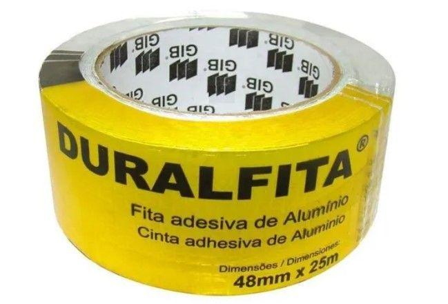 Imagem de Fita Adesiva Alumínio Duralfita 48x25m Fixa Manta Térmica