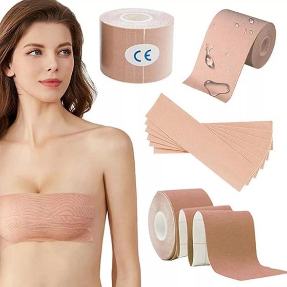 Imagem de Fita Adesiva Boob Tape: Sutiã Levanta Seios Discreto de 5m para Todos os Looks