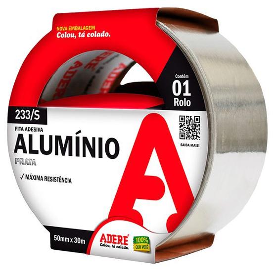 Imagem de Fita Adesiva de Aluminio 50MM X 30M Adere 233S