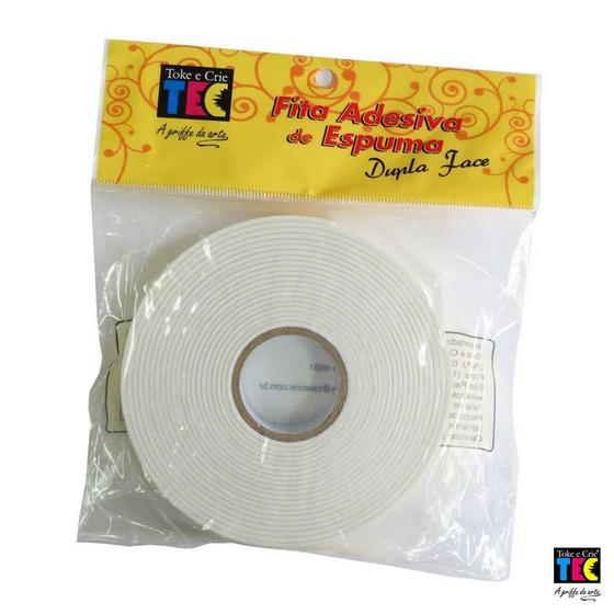 Imagem de Fita Adesiva de Espuma Dupla Face Toke e Crie 19 mm x 1,5 m - 1863 - FAD01