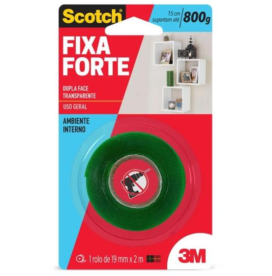 Fita Adesiva Dupla Face 3M Silicone 19 MM X 2 M Menor preço em Fita Adesiva Dupla Face 3M Silicone 19 MM X 2 M