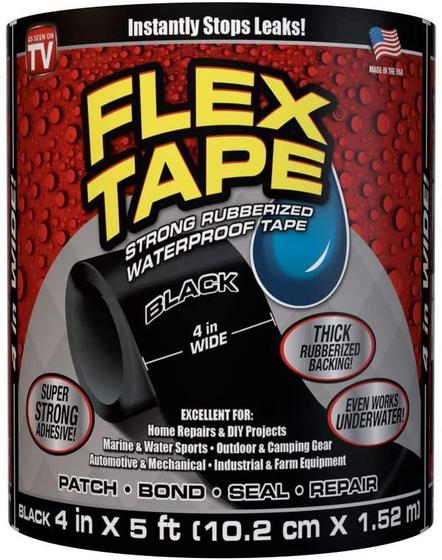 Fita Adesiva Flex Tape A Prova D'Água para Reparos Menor preço em Fita Adesiva Flex Tape A Prova D'Água para Reparos