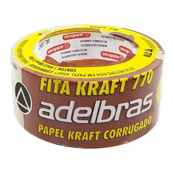 Imagem de Fita adesiva kraft 48mmx50m adelbras