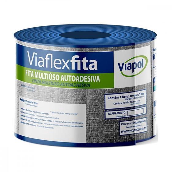 Imagem de Fita Adesiva Multuso Viaflex 10Cmx10Mt